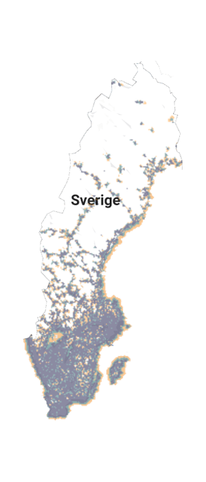 Chilimobil mobiltäckning i Sverige